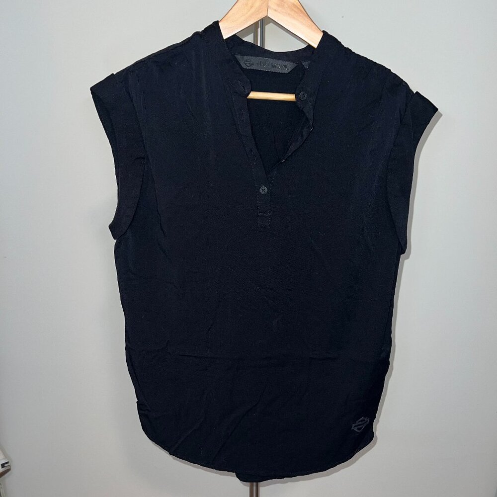 Black Harley Davidson Women's Top NWOT Small